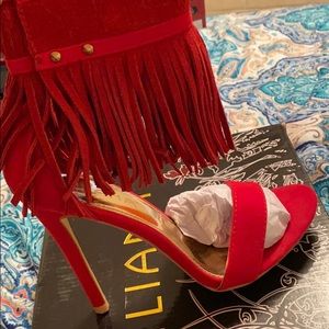Fringed High heels